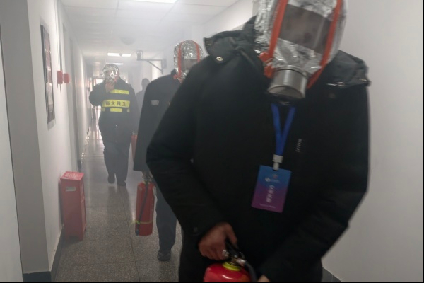 以练筑防，安全同行—— 接待服务部开展消防疏散演练